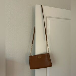 Tory Burch Tan Leather Crossbody Bag